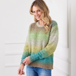 Karen Kane Ombre Boucle Sweater
Genna Green
Soft
Cozy
Wool Blend
Warm
Luxury
XL